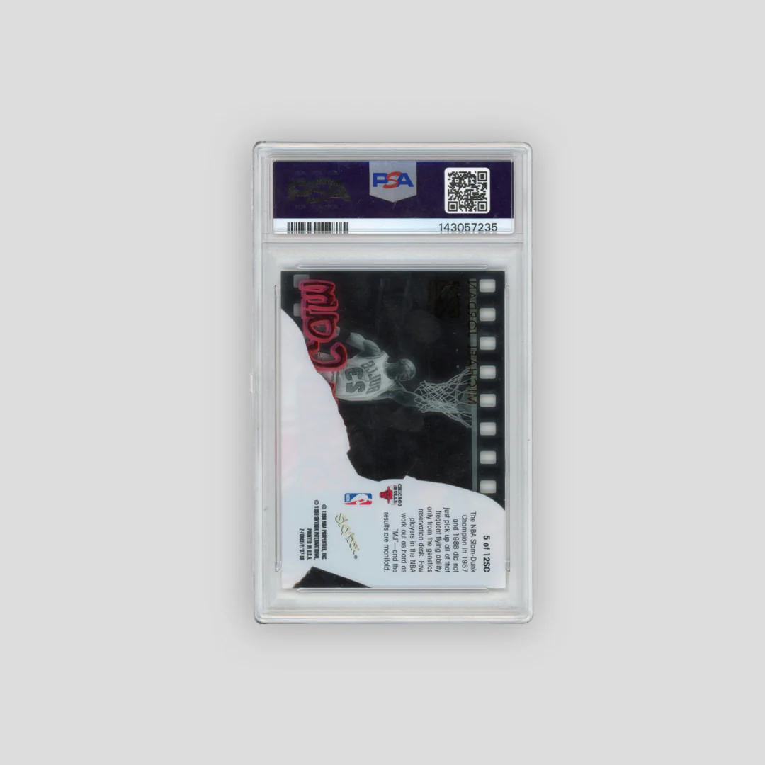 1997-98 Skybox Z-Force Slam Cam Michael Jordan #5 (PSA 9) - Image 2