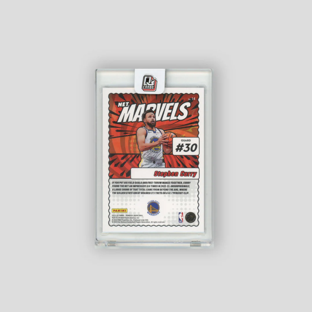2023-24 Panini Donrus Net Marvels Stephen Curry /99 Silver Lazer #14 - Image 2