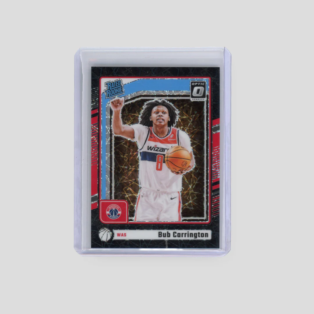 2024-25 Panini Donruss Optic Rated Rookie Bub Carrington Black Velocity /39 #273