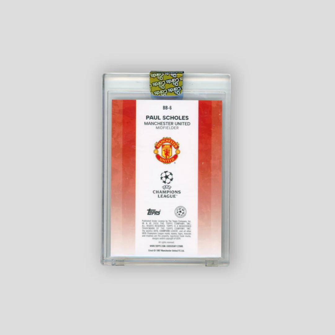2025-26 Topps Best of the Best Foilfractor 1/1 Paul Scholes #BB-6 - Image 2