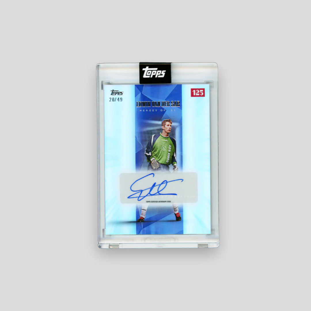 2025 Topps Ajax 125 Edwin Van Der Sar Heroes of '95 /49
